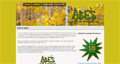 Desktop Screenshot of abeslandscape.com
